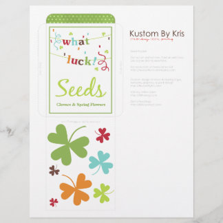 Flyer What Luck! Seed Packet