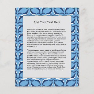 Flyer White Blue Whales Yin Yang Sea Animal Ocean Marine