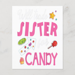 Flyer Will Trade Sister For Candy Happy Easter Day