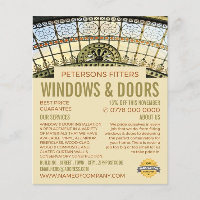Flyer Window Arch, Window & Door Fitter Company (Frente)