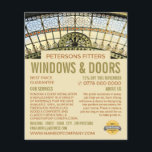 Flyer Window Arch, Window & Door Fitter Company<br><div class="desc">Volante publicitario de Window Arch,  Window & Door Fitter Company por The Business Card Store.</div>