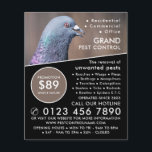Flyer Wood Pigeon, Pest Control Advertising<br><div class="desc">Wood Pigeon,  Pest Control Advertising Flyer by The Business Card Store.</div>