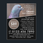 Flyer Wood Pigeon, Pest Control Advertising<br><div class="desc">Wood Pigeon,  Pest Control Advertising Flyer by The Business Card Store.</div>