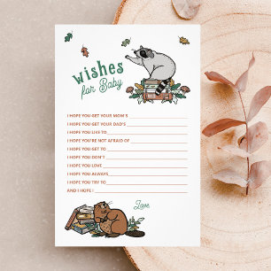 Flyer Woodland Quiere Un Juego De Baby Shower Para Bebés
