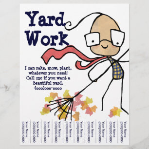 Flyer Yard Work