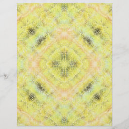 Flyer Yellow Serene Gardens Bulk Scrapbook Paper Pages