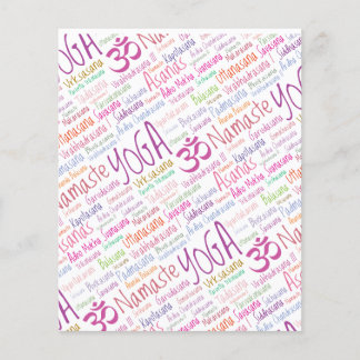 Flyer Yoga elegante
