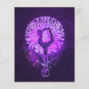 Flyer Yoga en Yang de la Purple Rainbow Energy