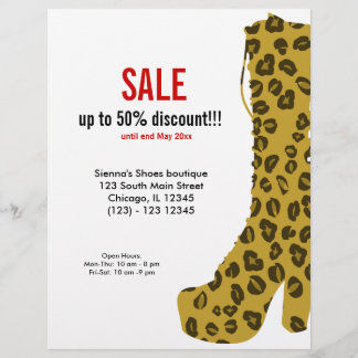 Flyer Zapatos en venta