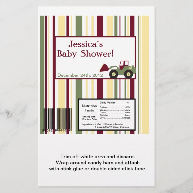 Flyer Zona de construcción Envoltura de barra de vaina g (Frente)