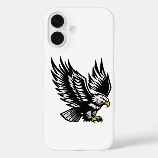 Flying Eagle iPhone 16 Funda Bold Animal Design (Reverso )