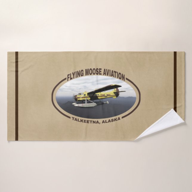 Flying Moose Aviation de Havilland DH3-C Otter (Toalla de baño)