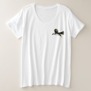 Flying Puffin Art