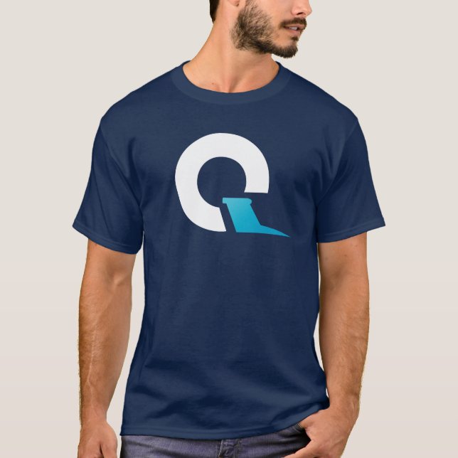 FlyJSim - camiseta del azul de Q4XP (Anverso)