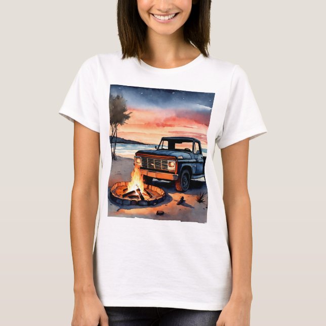 "Fogata Personalizado con camiseta de malvaviscos  (Anverso)