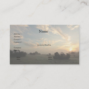 Foggy Day 8 - Tarjeta de presentación