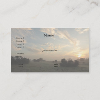 Foggy Day 8 - Tarjeta de presentación