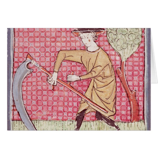 Fol.58v junio: Haymaking (Anverso (Horizontal))