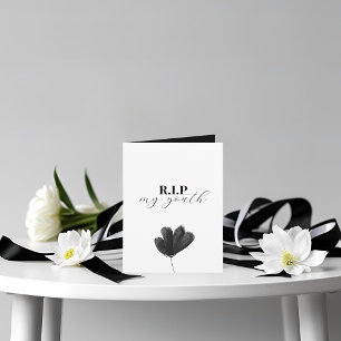 Fold Pic R.I.P Invitación de cumpleaños número 30