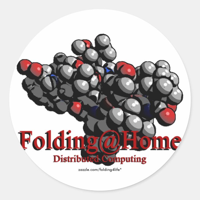 Folding@Home - PEGATINAS (Anverso)