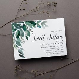 Foliage Abundante | Dulce Dieciséis Invitaciones