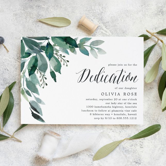 Foliage Abundante | Invitación a la dedicación del (Subido por el creador)