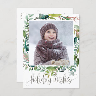 Foliage Holiday Wiers Navidades Foto postal