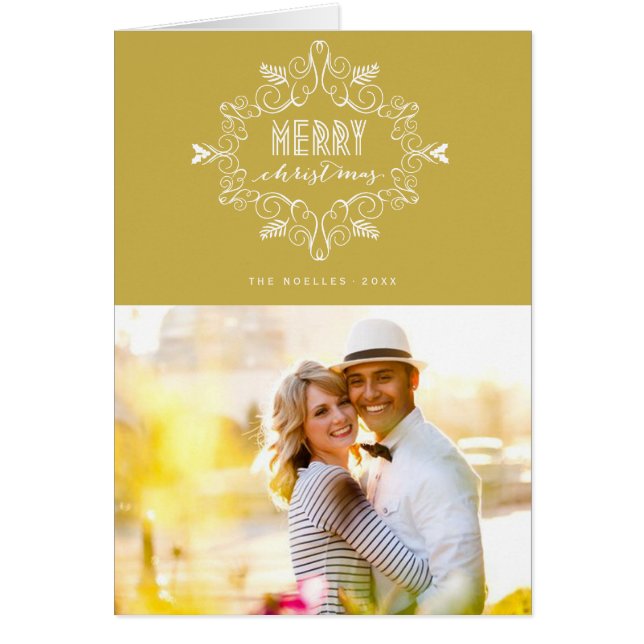 Foliage navideño Foliage Art Deco Foto (Frente)