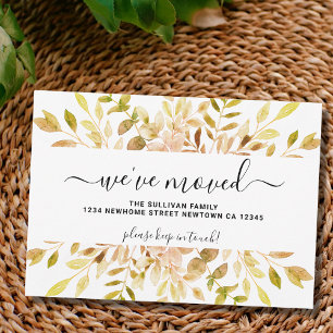 Foliage otoñal hemos movido la Invitación