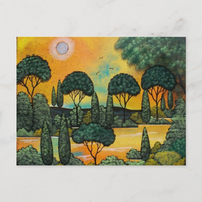 FOLK ART Gentle Morning por la postal de LORI EVER (Anverso)