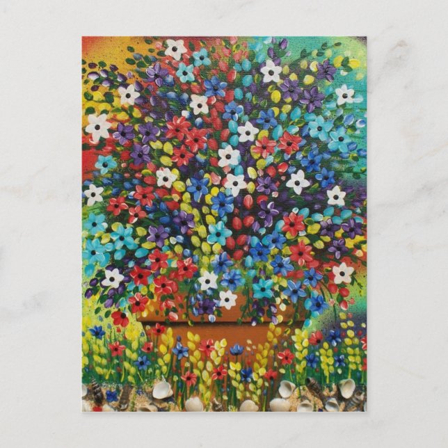 FOLK ART Potant de la postal de LORI EVERETT (Anverso)