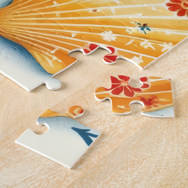 Folk Art  Seashell Puzzle (Lado)