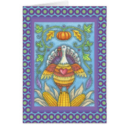 FOLK ART TURKEY GRACIAS A LA GRABACIÓN DE LA TARJE