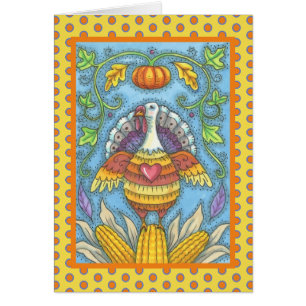 FOLK ART TURKEY GRACIAS A LA GRABACIÓN DE LA TARJE