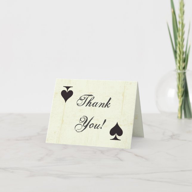 Follada Gracias Tarjeta Vintage Casino Love (Anverso)