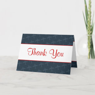 Follado Gracias Tarjeta Avión Vuelo Azul/Rojo Fl