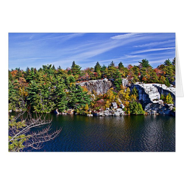 Follaje de otoño alrededor del lago Minnewaska (Anverso (Horizontal))