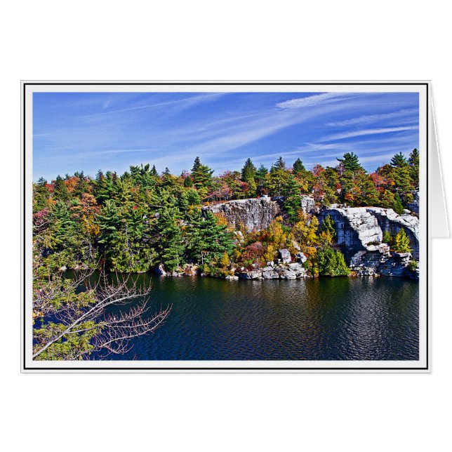 Follaje de otoño alrededor del lago Minnewaska (Anverso (Horizontal))