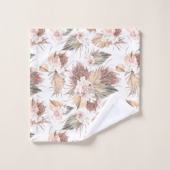 Follaje Tropical Seco Elegante Moderno (Toallita)