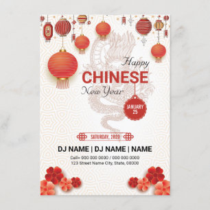Folletín de Invitación del Año Nuevo Chino