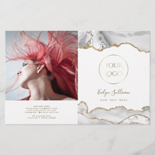 folleto biplicidad de agate blanco