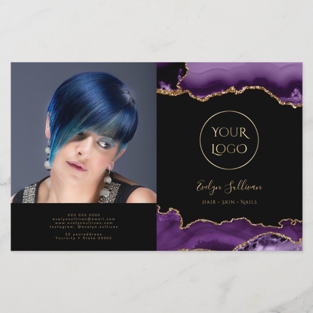 folleto biplicidad de agate púrpura (Anverso)