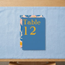 Folleto botánico moderno Tabla Número de tarjeta