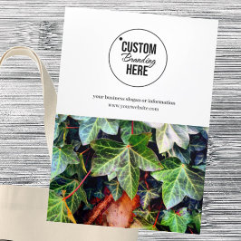 Folleto Comercial Moderno Triple Fotografía Y Logo