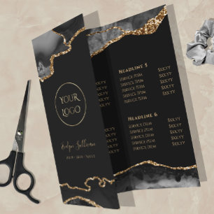 folleto de agate de oro negro