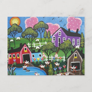 FOLLETO DE ARTE DE LORI EVERETT postal