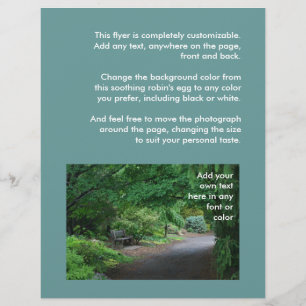 Folleto de banco de jardín japonés