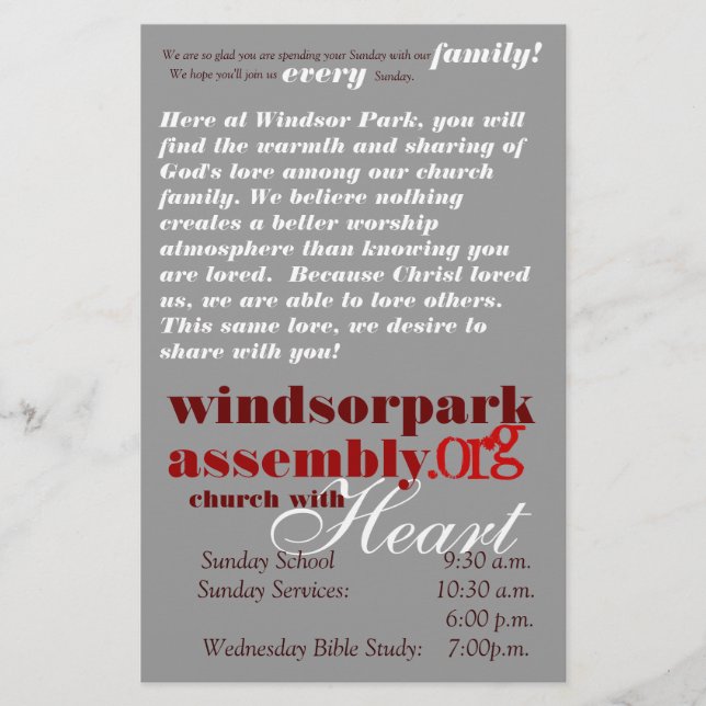 folleto de bienvenida (Frente)