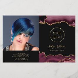 folleto de biplicidad de agate burgundy