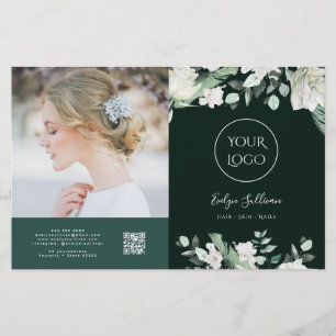 folleto de biplicidad de vegetación de esmeralda o